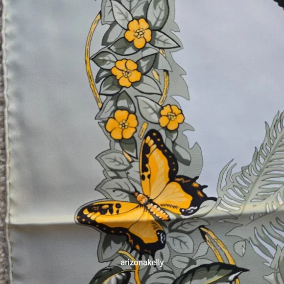 PERFECT Hermès Jungle Love Silk Scarf Leopards Robert Dallet - Picture 13 of 17